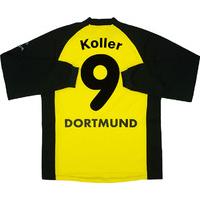 2001-02 Dortmund Home L/S Shirt Koller #9 (Very Good) L