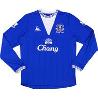 2009-10 Everton Home L/S Shirt (Good) XL