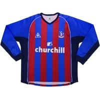 2002-03 Crystal Palace Home L/S Shirt (Very Good) L