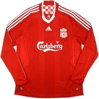 2008-10 Liverpool Home L/S Shirt (Good) M