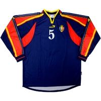 2003 Moldova Match Worn Home L/S Shirt #5 (Catînsus) v Holland