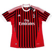 2011 12 ac milan home shirt wtags xxl