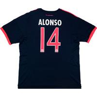 2015-16 Bayern Munich Third Shirt Alonso #14 *w/Tags*