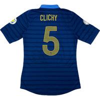 2013 France Match Issue Signed Home Shirt Clichy #5 (v Belarus)