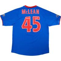 2004 05 rangers match issue home shirt mclean 45