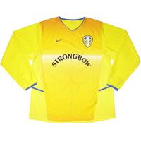 2002-03 Leeds United Away L/S Shirt (Excellent) L