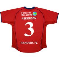 2004-05 Randers FC Match Issue Away Shirt Pedersen #3