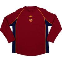 2002 03 roma kappa training ls shirt xl