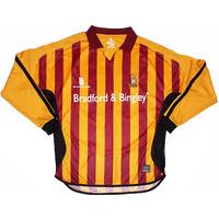 2007-08 Bradford City Home L/S Shirt L