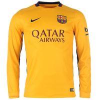 2015-2016 Barcelona Away Nike Long Sleeve Shirt