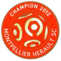 2012-13 Ligue 1 \'Champion 2012\' Montpellier Player Issue Away Patch *As New*