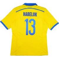 2015 Ukraine U20 World Cup Match Issue Home Shirt Habelok #13