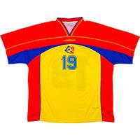 2001 Andorra Match Issue Home Shirt #19 (v Holland)