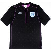 2010-11 England S/S Black GK Shirt (Very Good) M