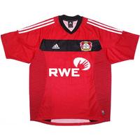 2002 04 bayer leverkusen home shirt very good m