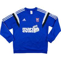 2014-15 Ipswich Adidas Training Sweat Top (Excellent) L