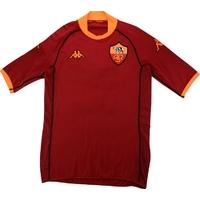 2002-03 Roma Home Shirt (Very Good) 3XL