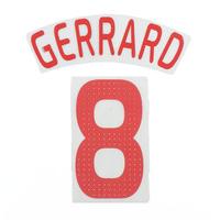 2008 10 liverpool european red name set gerrard 8 junior