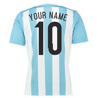 2015-16 Argentina Home Shirt (Your Name)