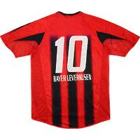 2004-06 Bayer Leverkusen Match Issue Home Shirt #10