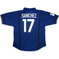 2000-01 Valencia Away Shirt Sanchez #17 (Excellent) XL