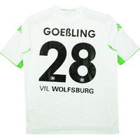 2014-15 Wolfsburg Womens Away Shirt Goeßling #28 (Excellent) XL