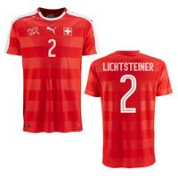 2016-2017 Switzerland Puma Home Shirt (Lichtsteiner 2)