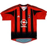 2004-05 AC Milan Home Shirt (Good) S