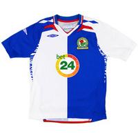 2007-08 Blackburn Home Shirt S.Boys