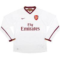 2007-08 Arsenal Away L/S Shirt (Excellent) L