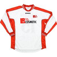 2003-04 Rot-Weiss Ahlen Player Issue Home L/S Shirt #15 (Özkara) XL