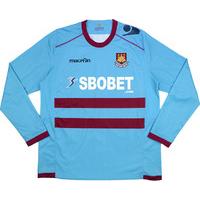 2011-12 West Ham Away L/S Shirt L