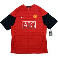 2009 10 manchester united nike training shirt wtags xl