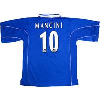 2000-01 Leicester Home Shirt Mancini #10 XXL