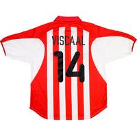 2002 PSV \'88 Legends Match Worn Home Shirt Viscaal #14