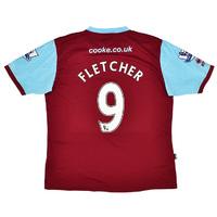 2009-10 Burnley Home Shirt Fletcher #9 (Very Good) XL