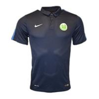 2016-2017 VFL Wolfsburg Nike Authentic League Polo Shirt (Navy)