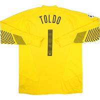 2005 06 inter milan match issue champions league gk shirt toldo 1