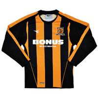 2006-07 Hull City Home L/S Shirt (Excellent) S