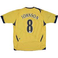 2006-07 Everton Third Shirt Johnson #8 (Very Good) L