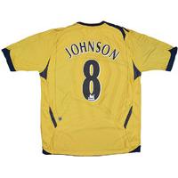 2006 07 everton third shirt johnson 8 very good l