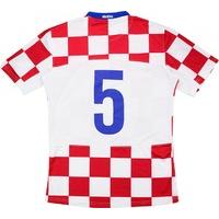 2008-09 Croatia Match Issue Home Shirt #5 (?orluka)