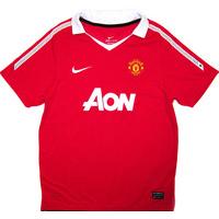 2010-11 Manchester United Home Shirt (Very Good) L.Boys