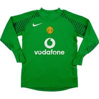 2005-06 Manchester United GK Shirt (Excellent) XS.Boys