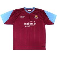2003-05 West Ham Home Shirt (Very Good) XXL