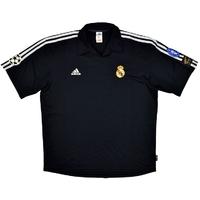 2001-02 Real Madrid CL Centenary Away Shirt (Very Good) XL