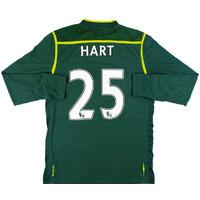 2011-12 Manchester City GK Home Shirt Hart #25 (Excellent) S