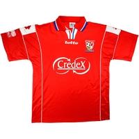 2000-01 Sydney United Match Issue Home Shirt Santalab #27