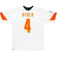 2005 06 valencia home shirt ayala 4 excellent l