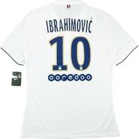 2014-15 Paris Saint-Germain Player Issue Domestic Away Shirt Ibrahimovi? #10 *w/Tags* L